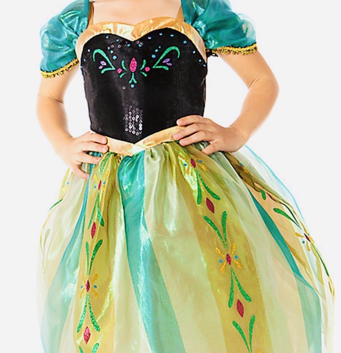 NWT DISNEY PARKS Frozen Princess Anna Dress Costume Green Black 9/10 Girls | eBay NWT DISNEY PARKS Frozen Princess Anna Dress Costume Green Black 9/10 Girls | eBay