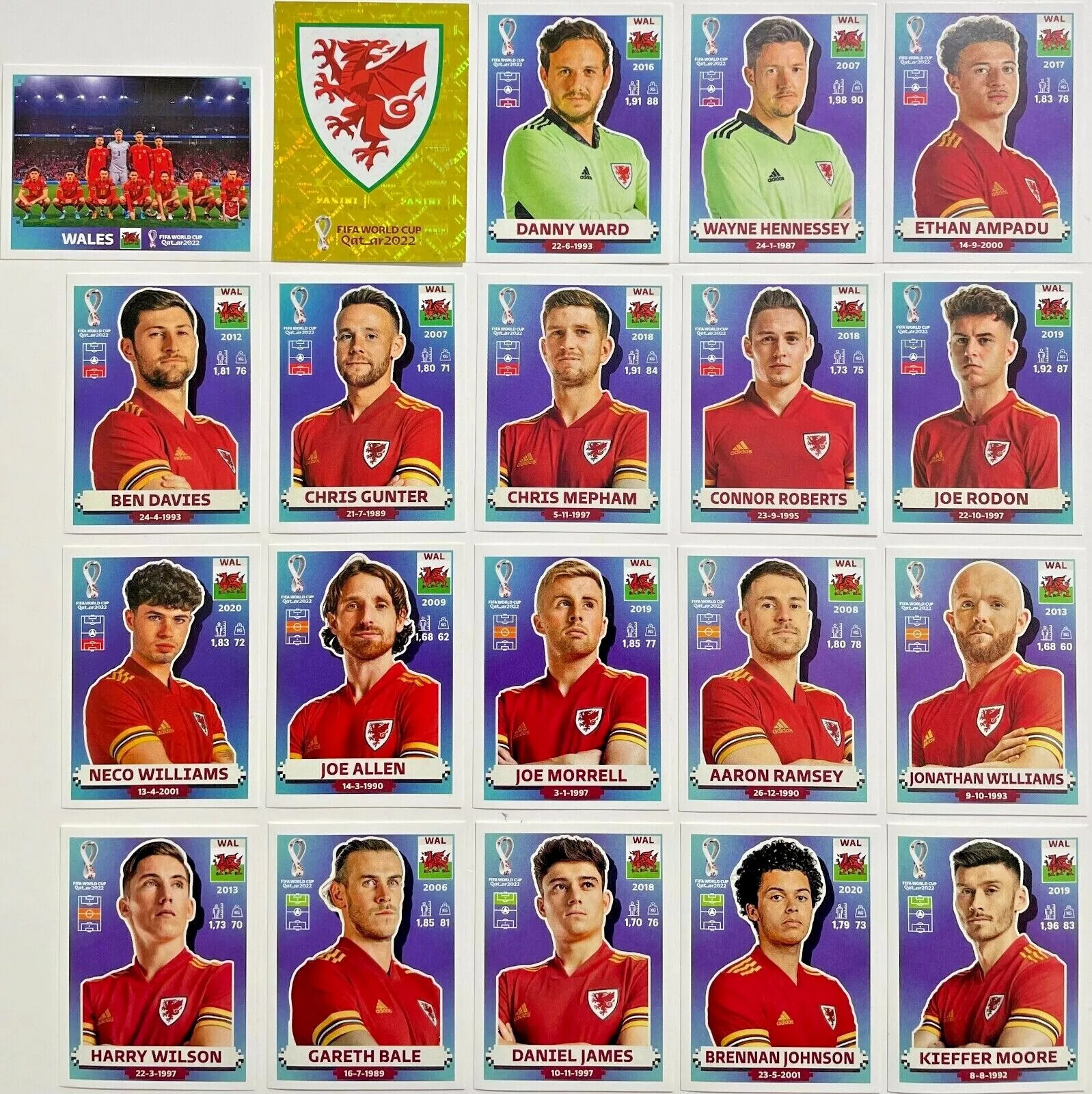 2022 Fifa Qatar World Cup Sticker Complete TEAMS Choose your Team