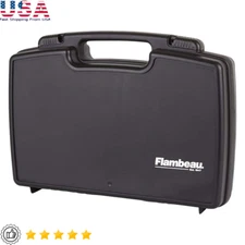Large Pistol Case Portable Firearm Storage Shockproof Lockable Gun Case 17 Inch