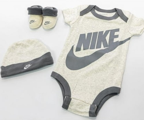 Nike Air Baby 3-teiliges Box Set Body Beanie Booties 0-6 Monate Farben zur Auswahl NEU - Bild 35 von 36