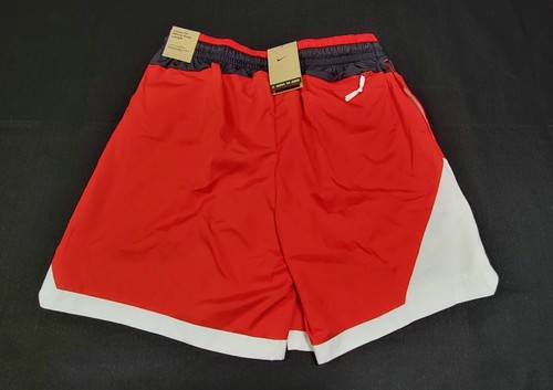 Nike Mens DNA DH7559-010 8" Woven Basketball Shorts Black Red White DH7559-010 - Picture 11 of 15