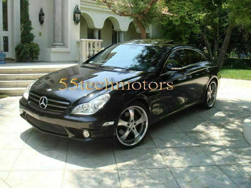 Mercedes Benz W219 CLS500 CLS600 CLS Grille Grill 3 Fins AMG Black 2005 2007 ✅ Foto 4 de 4