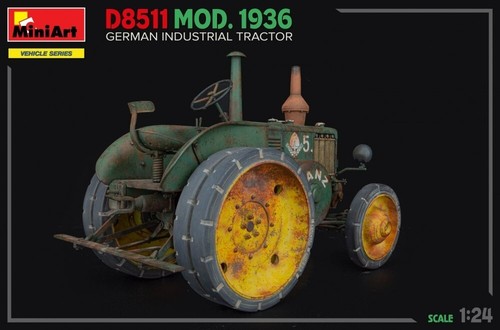 MINIART German Industrial Tractor Lanz Bulldog D8511 Mod.1936 Nr.: 24005 1:24 - Picture 16 of 18