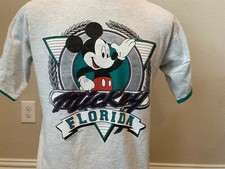 Vintage 90's Mickey Mouse Florida T Shirt Size L