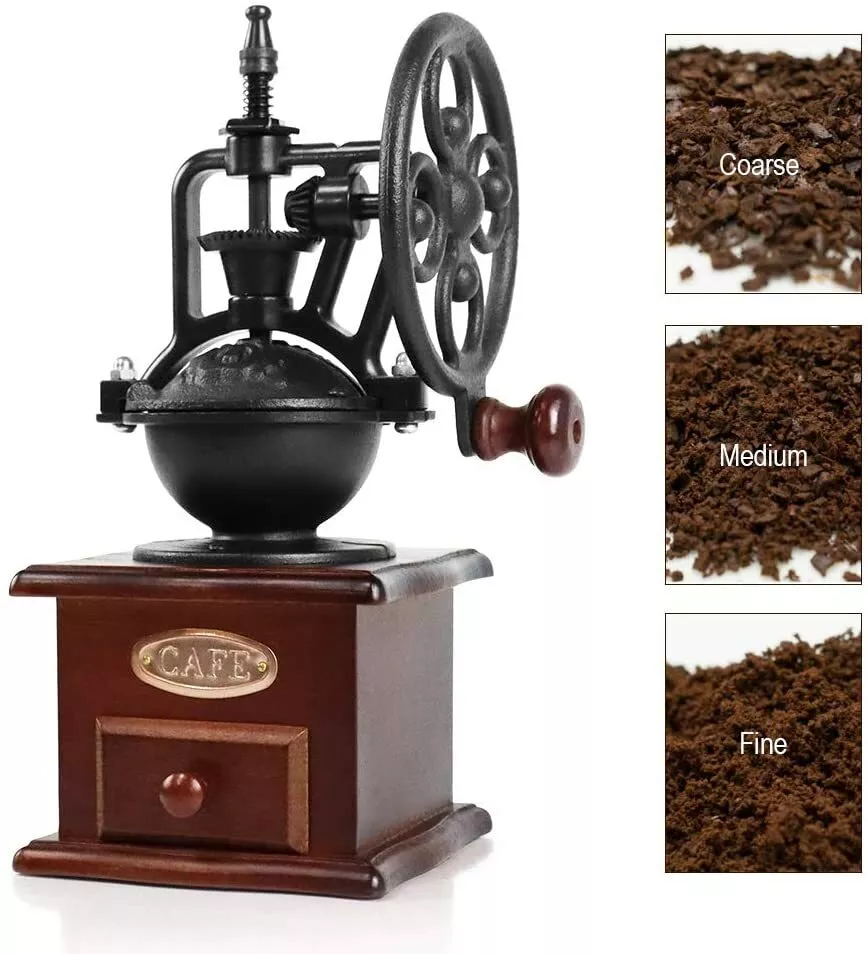 One Manual Coffee Grinder, Coffee Bean Grinder With Hand Crank