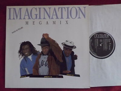 Imagination - Megamix / Burning up   German RCA  Maxi  Top