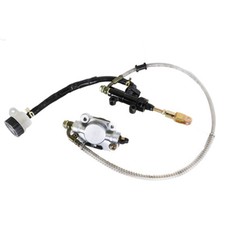 Rear Hydraulic Brake Assembly Caliper Master Cylinder For Go Kart Golf cart