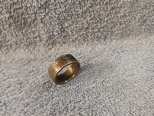 1978 Kennedy Half Dollars size 11 coin ring handmade mixed metals A 