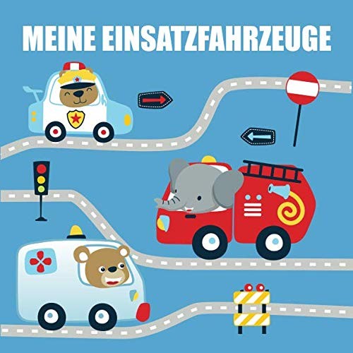 Ausmalbuch Einsatzfahrzeuge FüR Kinder Ab 3 Jahren, 50 Bilder, Malbuch-image