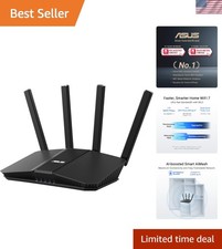 RT-BE58U WiFi 7: 3600 Mbps, Smart Home Ready,  Robust Security Features