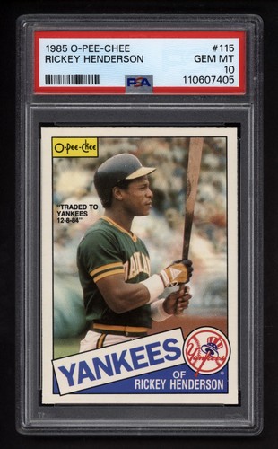 1985 Rickey Henderson #115