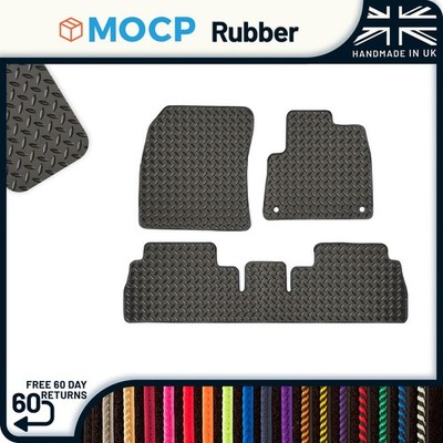 Rubber Van Mats to fit Vauxhall Combo Life Oval Mat Clips 2018-present