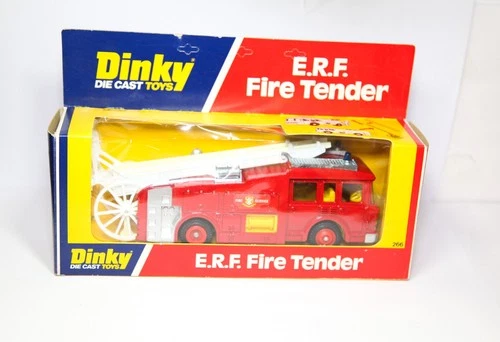Dinky 266 ERF Fire Tender In Original Box - Near Mint Vintage Original