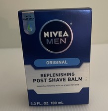 Nivea Men Original Replenishing Post Shave Balm 3.3 oz with Aloe Vera New In Box