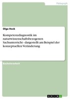 Kompetenzdiagnostik Im Naturwissenschaftsbezogenen Sachunterricht - Dargestellt