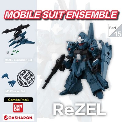 Bandai MOBILE SUIT ENSEMBLE 15 ReZEL Gashapon Gundam Capsule