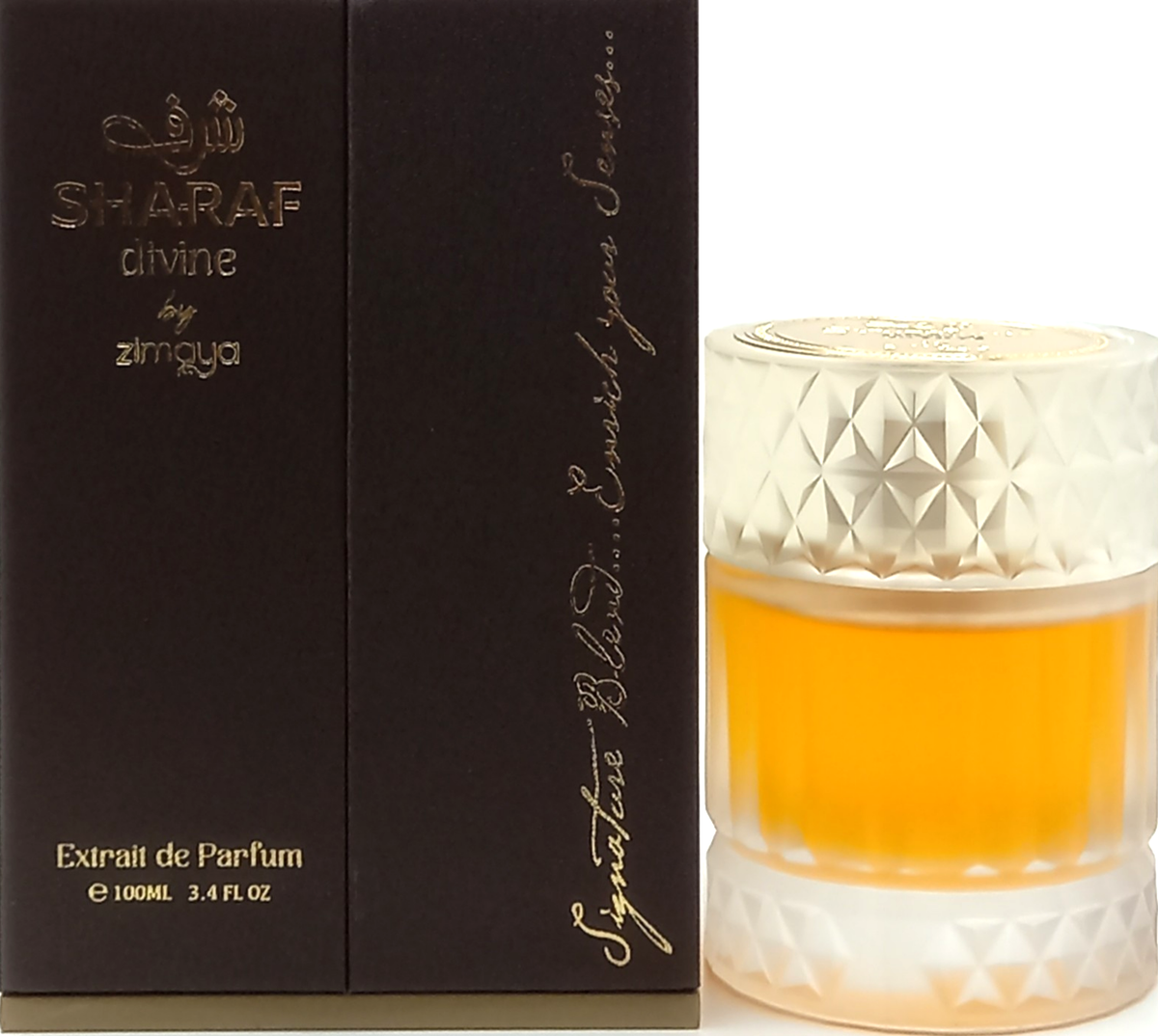 ZIMAYA SHARAF DIVINE EXTRAIT DE PARFUM SPRAY UNISEX 3.4 Oz / 100