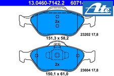 FRONT BRAKE PADS SET 13.0460-7142.2 ATE I