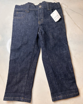 Authentic Gucci Kids Dark Indigo Denim Jeans  Size 18/24 Months  Made in Italy