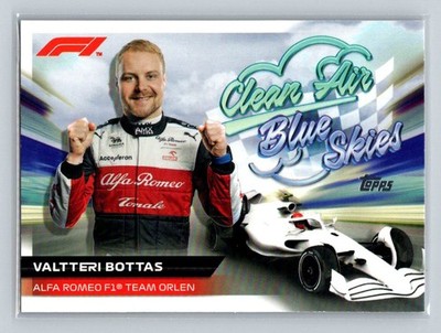 2022 Topps Formula 1 #CABS-VB Valtteri Bottas Clean Air, Blue Skies