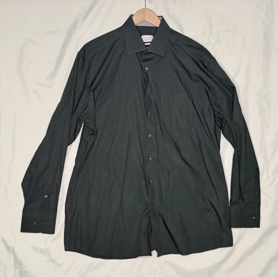 Eterna Meisterhaft seit 1863 Long Sleeve Modern Fit Dark Green Shirt 46/18
