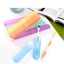 Plastic Holder on Holidays Case Travel Cover Toothbrush Store Brushes