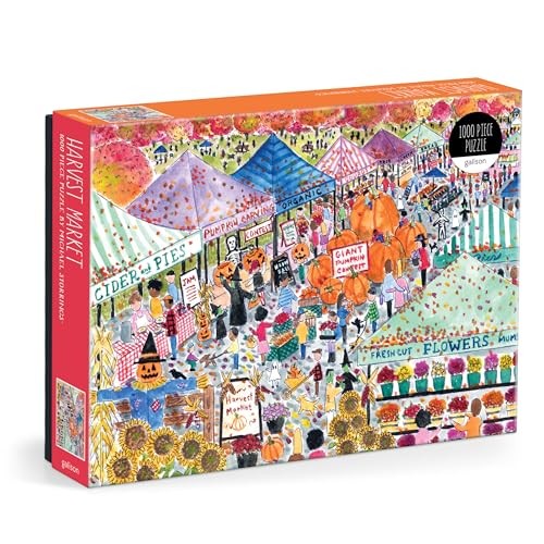 Michael Storrings Harvest Market 1000 Piece Puzzle Galison - Image 2