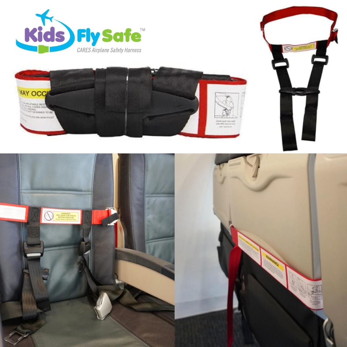 (中古）Kids Fly Safe 子供飛行機用安全ベルト Kids Fly Safe CARES Airplane Safety Harness Child Travel