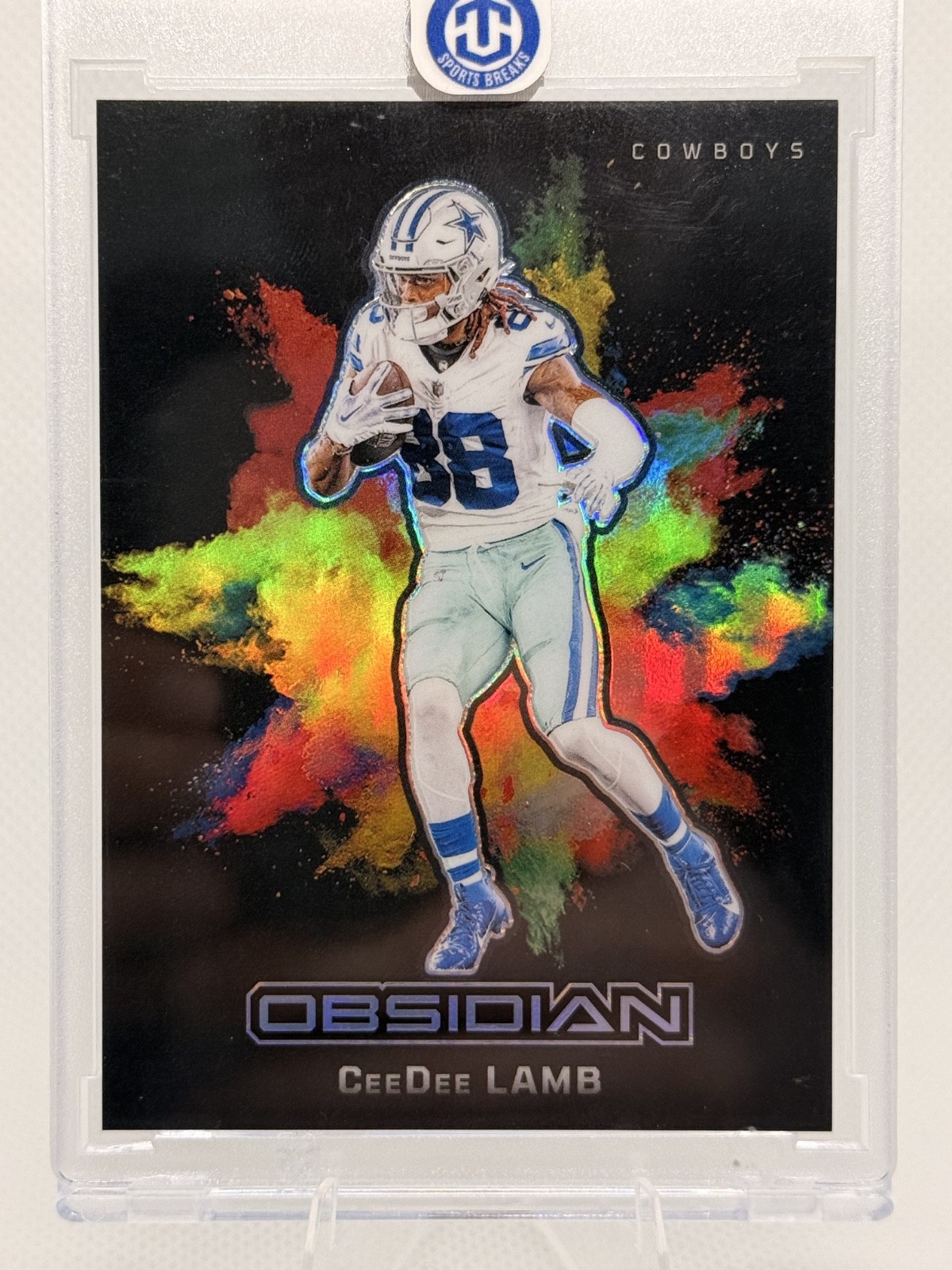 2024 Panini Obsidian - Black Color Blast CeeDee Lamb #18