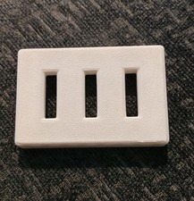Triple Light Switch Safety Cover With Key