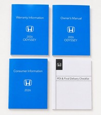 2026 Honda Odyssey Owners Manual Set EX-L Eli...