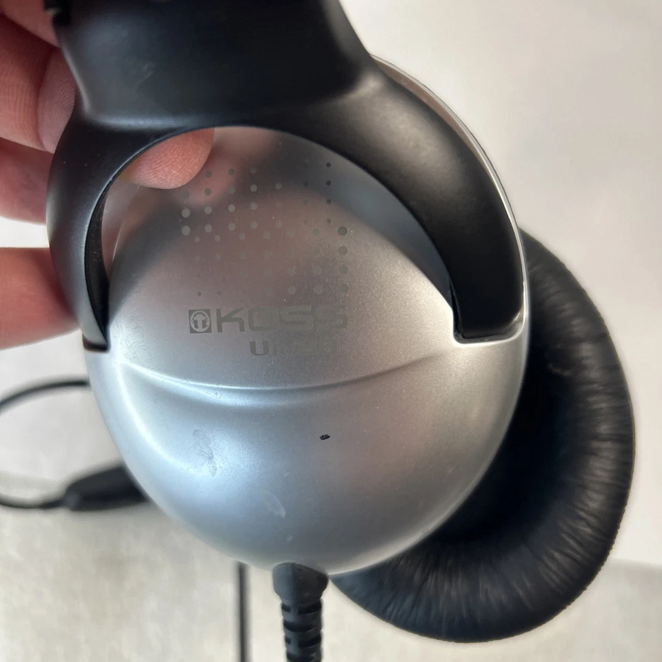 Koss Model UR 29 Full-Size Stereophones Headphones Volume Control Used - Image 4 of 4