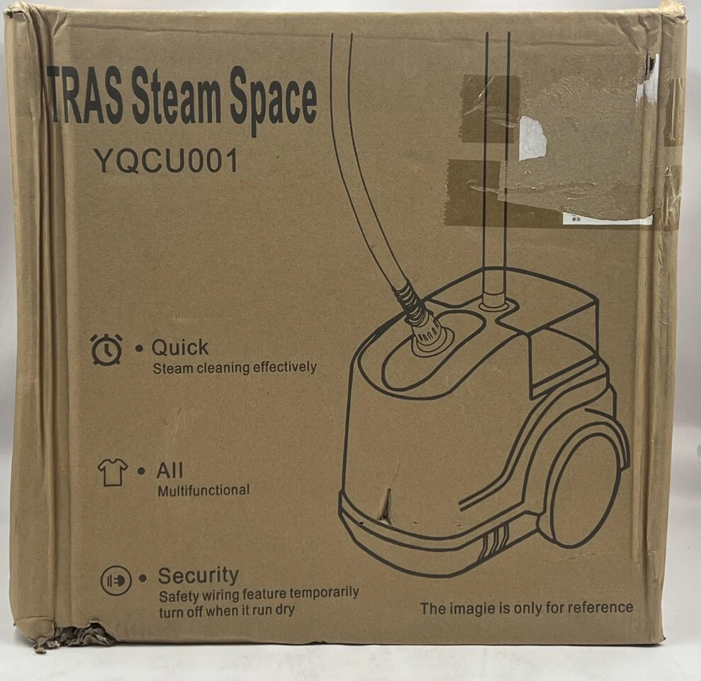 TRAS STEAM SPACE PROFESSIONAL STEAMER IRON 3L LARGE WATER TANK 1500W YQCU001
Opens in a new window o