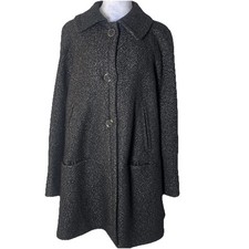 TORY BURCH IVAN wool lining coat  women's Sz 10 beautiful coat 