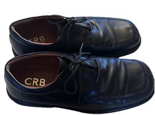 Vintage CRB Footwear Oxford Dress Shoes Leather Black Mens 11 M Made In Italy