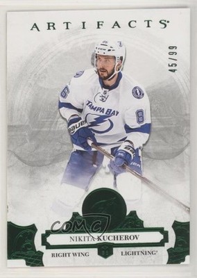 2017-18 Upper Deck Artifacts Emerald 45/99 Nikita Kucherov #33 0j4n