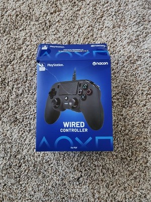 Nacon Wired Controller Black For PlayStation 4 PS4 and PC