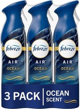 Febreze Air Freshener Spray, Air Fresheners for Bathroom, Ocean Scent, Air Refre