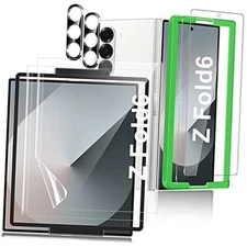 [2Set 6PCS for Samsung Screen Protector, Inner Galaxy Z Fold 6 Transparent