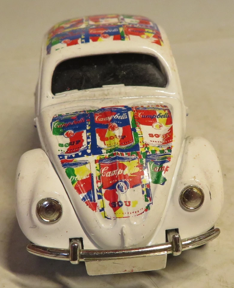 Lledo Promotional Model Campbell Soup Andy Warhol VW Bug Volkswagen Toy Car 3.75 - Image 4 of 4