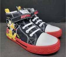 Disney Jr. MICKEY MOUSE PLUTO Toddler Hi-Top Shoes Toddler 9