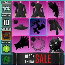 Roblox World Zero WZ - 10 PACK - BLACK FRIDAY SALE - BONUS: SINISTER BOOTH 1E