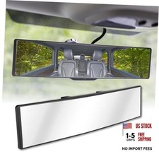 Rear View Mirror Universal 11.4 Inch Interior Extended Rear View Mirror White