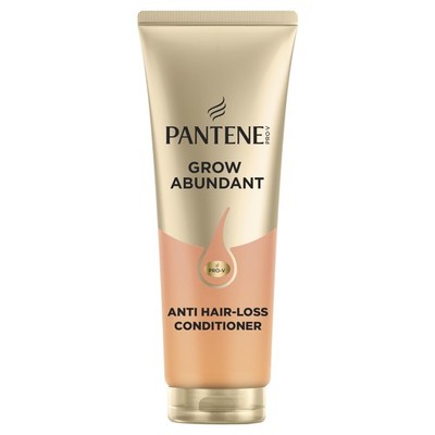 Pantene Grow Abundant Anti-Haarausfall Conditioner 250 ml (1er Pack), Gold 