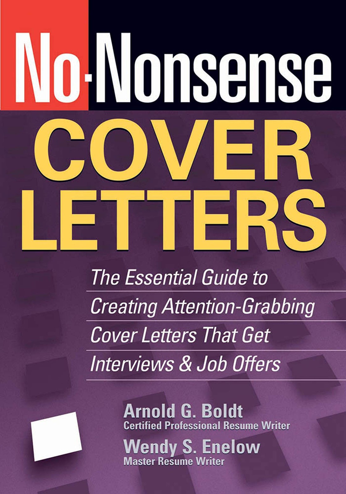 Arnold G. Boldt Wendy S. Enelow, CCM, MRW, JCTC No-Nonsense Cover L (Paperback)
