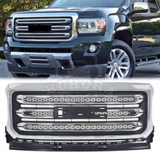 For 2015-2020 GMC Canyon Chrome Front Bumper Upper Grille Assembly 84733967
