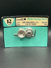 RussKit Set 723-110 Rear Road Wheels 15" 4-40 Set Screw 1/24 Vintage Slot Car