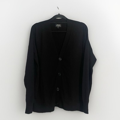 Abbott Elementary Long Sleeve 4 Button Black Cardigan Warner Bros Teacher Large