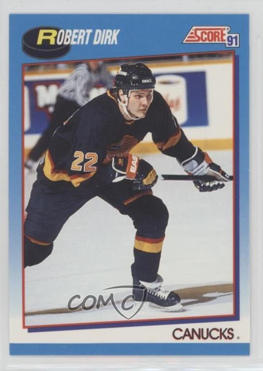 1991-92 Score Canadian Bilingual Robert Dirk #508 5wg