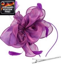 Fascinator Hüte Damen, Damen Fascinators Hut, Pillbox Hut Schleier Stirnband Hoc